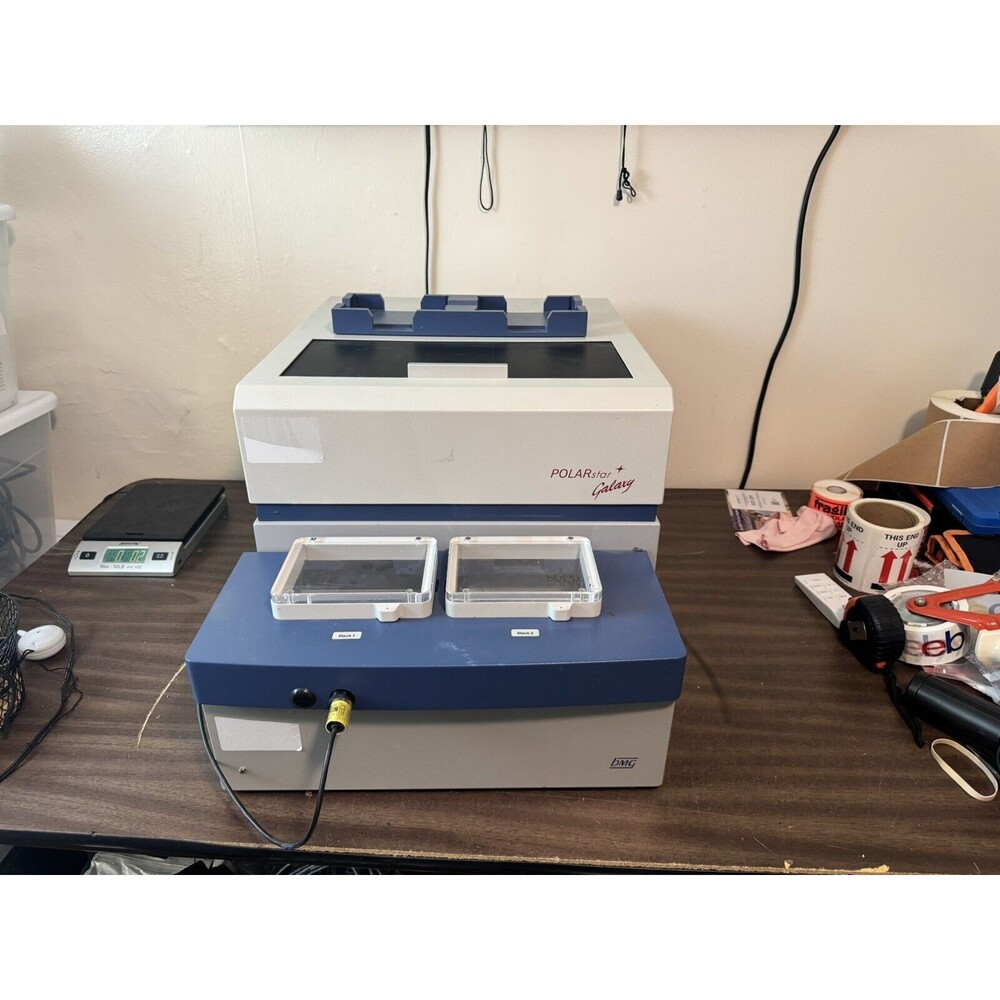 BMG LABTECH POLARSTAR OPTIMA MICROPLATE READER With Stacker